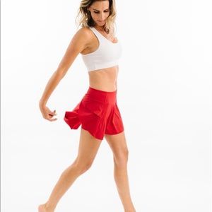 ZYIA Red Grand Slam Skirt